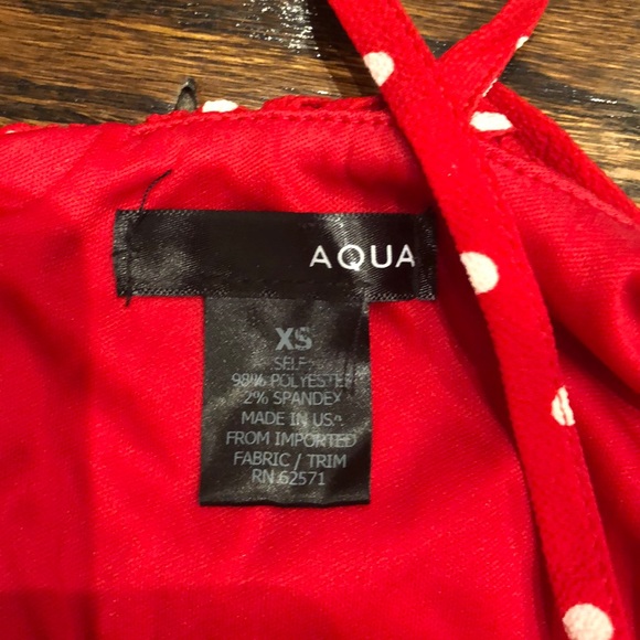 Aqua hi low dress - Picture 3 of 3